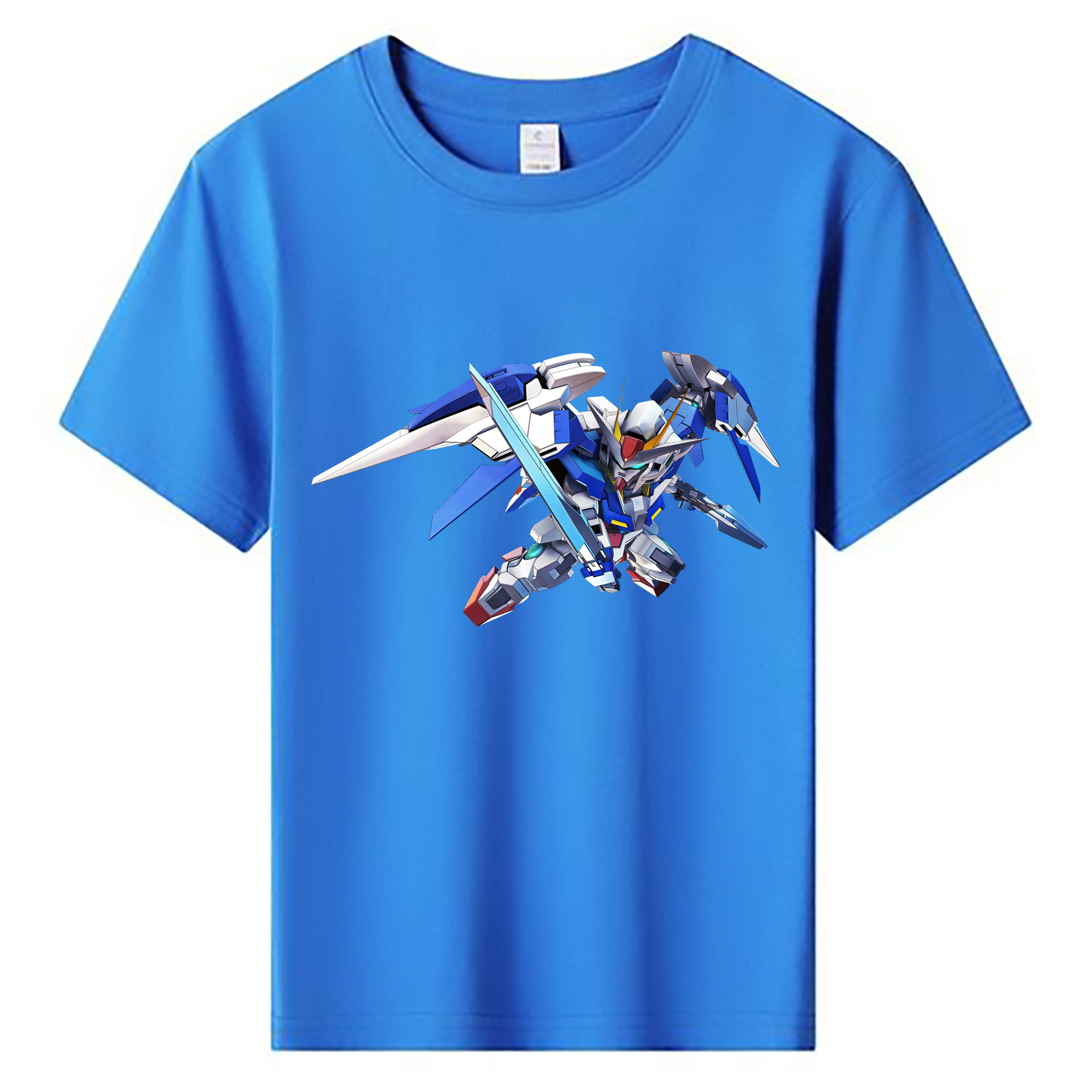 （画像用） 機動戦士ガンダム Mobile Suit Gundam 綿100％キッズTシャツ（フロントプリント）